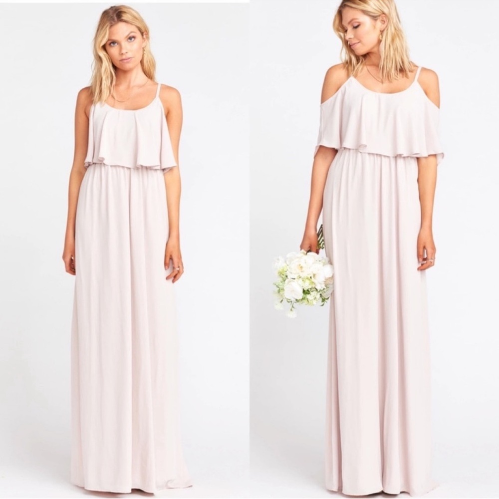 Show me Your Mumu Caitlin Ruffle Maxi dress